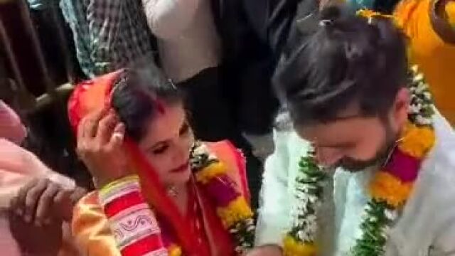 Banke Bihari temple Wedding video went viral