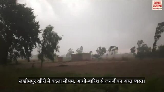 VIDEO : दिन में छाया अंधेरा, आंधी में उड़े छप्पर-टीनशेड, सड़कों पर पेड़ गिरने से आवागमन ठप