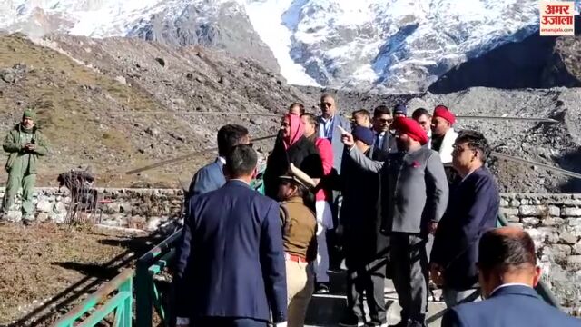 VIDEO : केदारनाथ धाम के दर्शन के लिए पहुंचे उपराष्ट्रपति जगदीप धनखड़