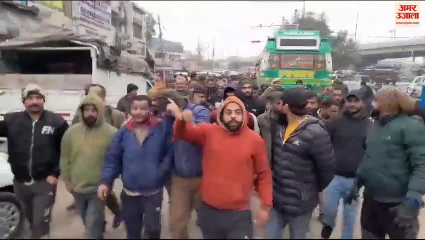 VIDEO : Drivers march in Jammu against new hit and run law