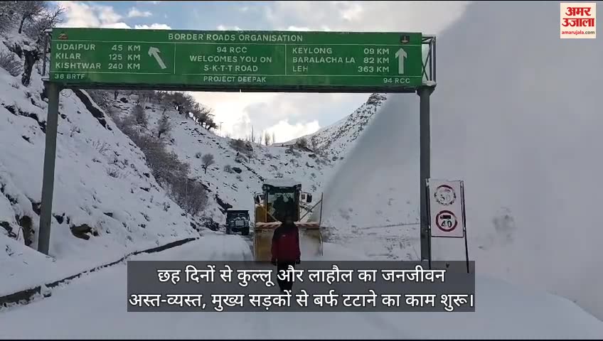 VIDEO : Life of Kullu and Lahaul disrupted for six days