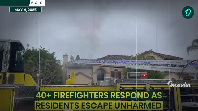 California Plane Crash: Plane Crashes Into California Homes, Spark Fire In Simi Valley| Pilot Killed